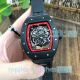 Knockoff Richard Mille RM 055 Black Rubber Strap Red Inner Bezel Watch (1)_th.jpg